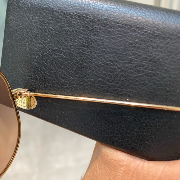 Ray-Ban gold rose sunglasses